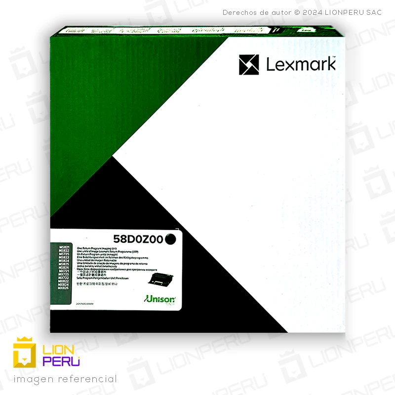 Unidad de imagen 58D0Z00 Lexmark 580Z Negro Original