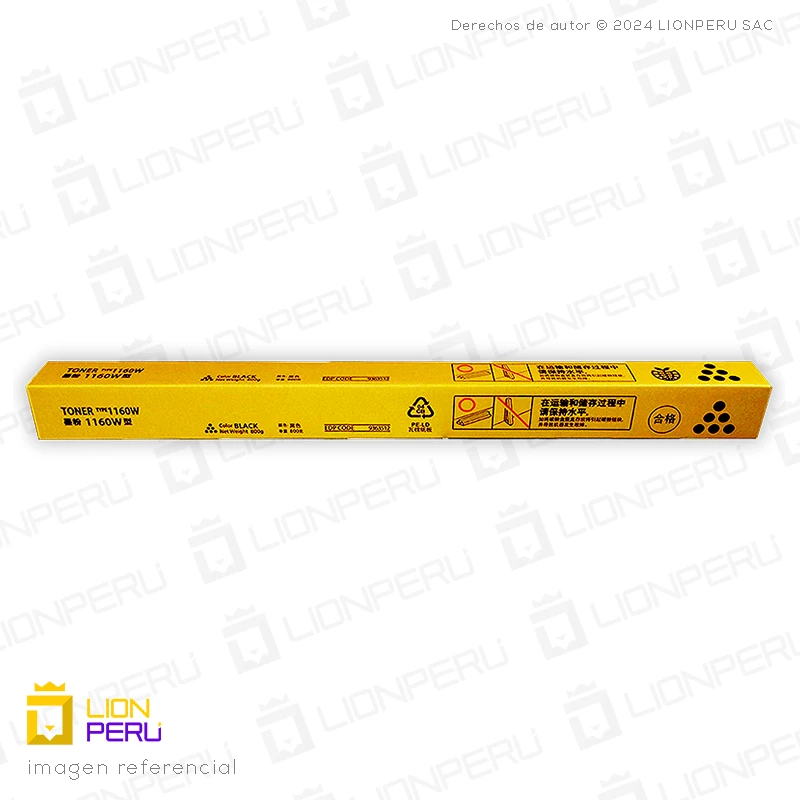 Toner Ricoh Type 1160W, 888029 Original Cartucho Black