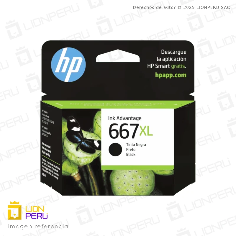 Tinta HP 3YM81AL Cartucho Original Negro