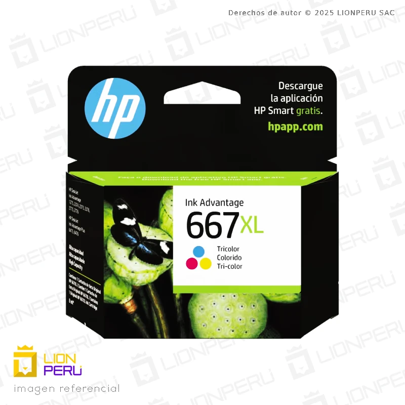 Tinta HP 3YM80AL Cartucho Original Tricolor