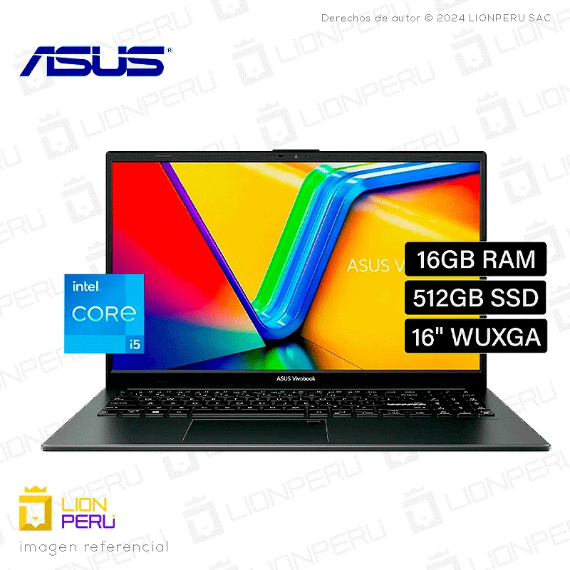 ASUS Vivobook 16 X1605ZA-MB292, Core i5, 16GB, 512GB SSD