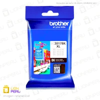 Tinta Brother LC3017BK Cartucho Original Negro