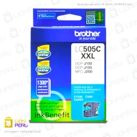 Tinta Brother LC505C Cartucho Original Cyan