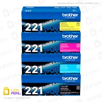 Toner Brother TN221 Cartucho TN-221 Pack Kit Completo