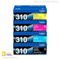 Toner Brother TN310 Cartucho TN-310 Pack Kit Completo