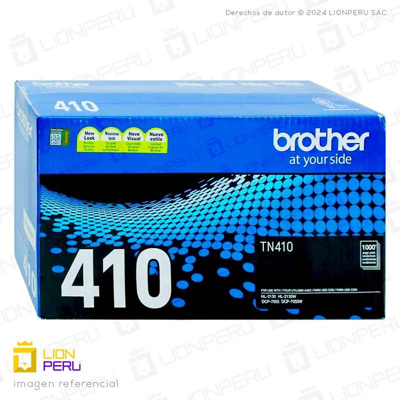 Toner Brother TN410 Cartucho TN-410 Original Black