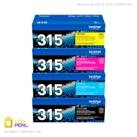 Toner Brother TN315 Cartucho TN-315 Pack Kit Completo