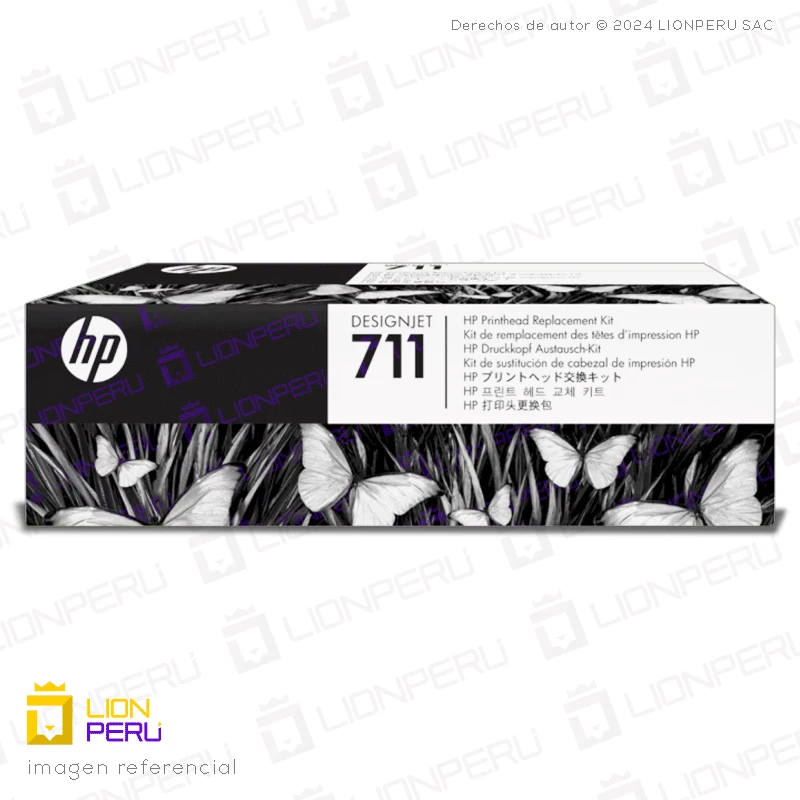 Cabezal HP C1Q10A, 711 Head, Black, Cyan, Magenta, Yellow