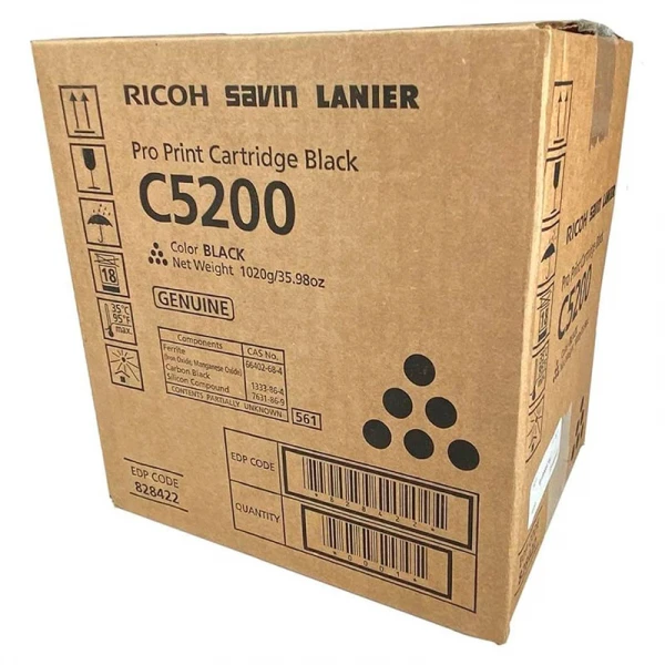 Toner Ricoh C5200, 828422 Original Cartucho Black