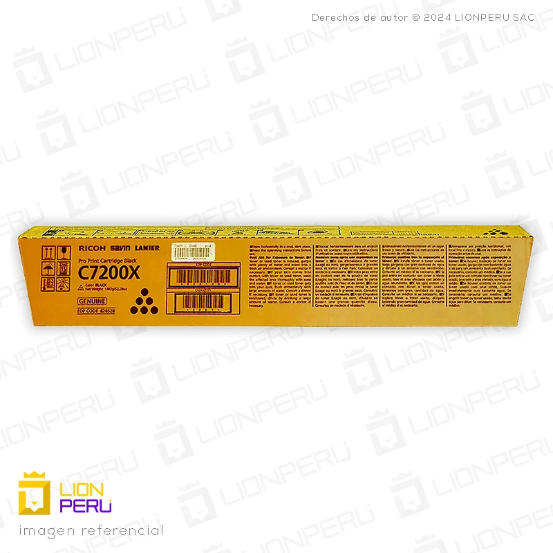 Toner Ricoh C7200X, 828528 Original Cartucho Black