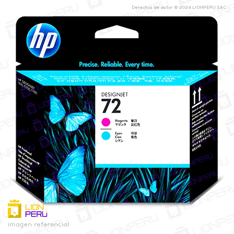 Cabezal HP C9383A, 72 Head, Magenta, Cyan Designjet