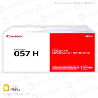 Toner Canon 057H, 057H Cartucho Original Cartucho Black