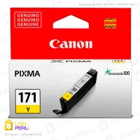 Tinta Canon CLI-171 Cartucho Original Amarillo