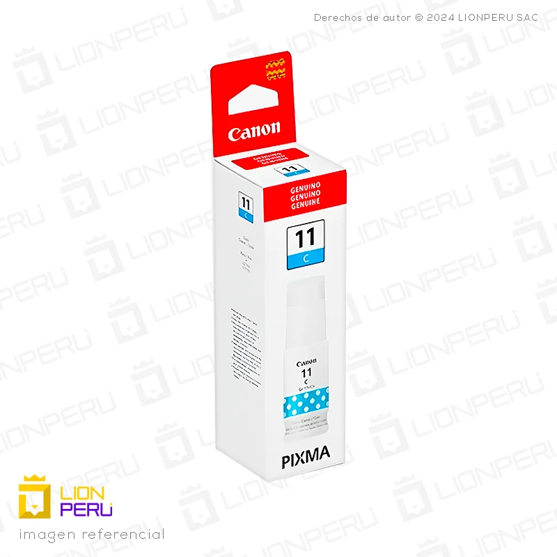 Tinta Canon GI-11C, Cian Botella Original