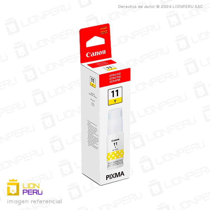 Tinta Canon GI-11Y, Yellow Botella Original