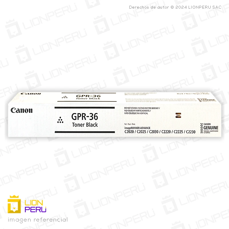 Toner Canon GPR 36, GPR-36 Cartucho Original Black