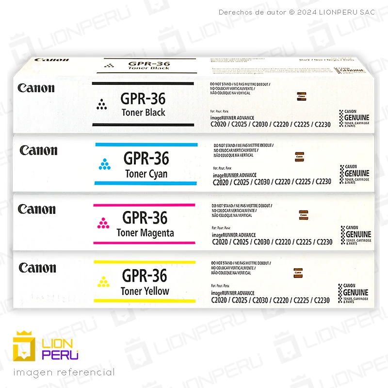 Toner Canon GPR 36, GPR-36 Cartucho Original Pack