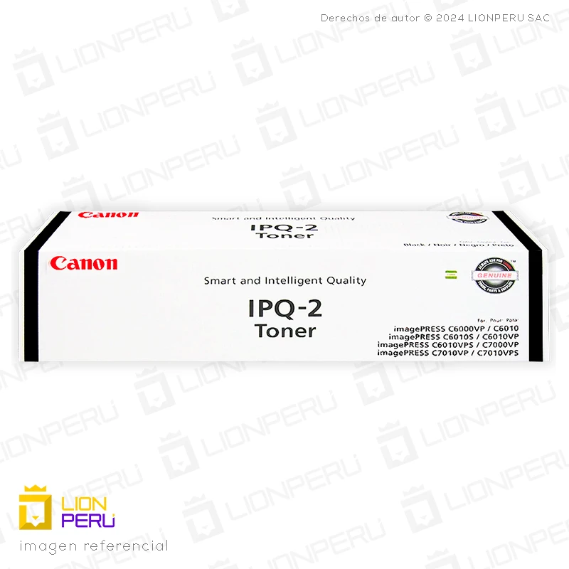 Toner Canon IPQ 2, IPQ-2 Cartucho Original Black