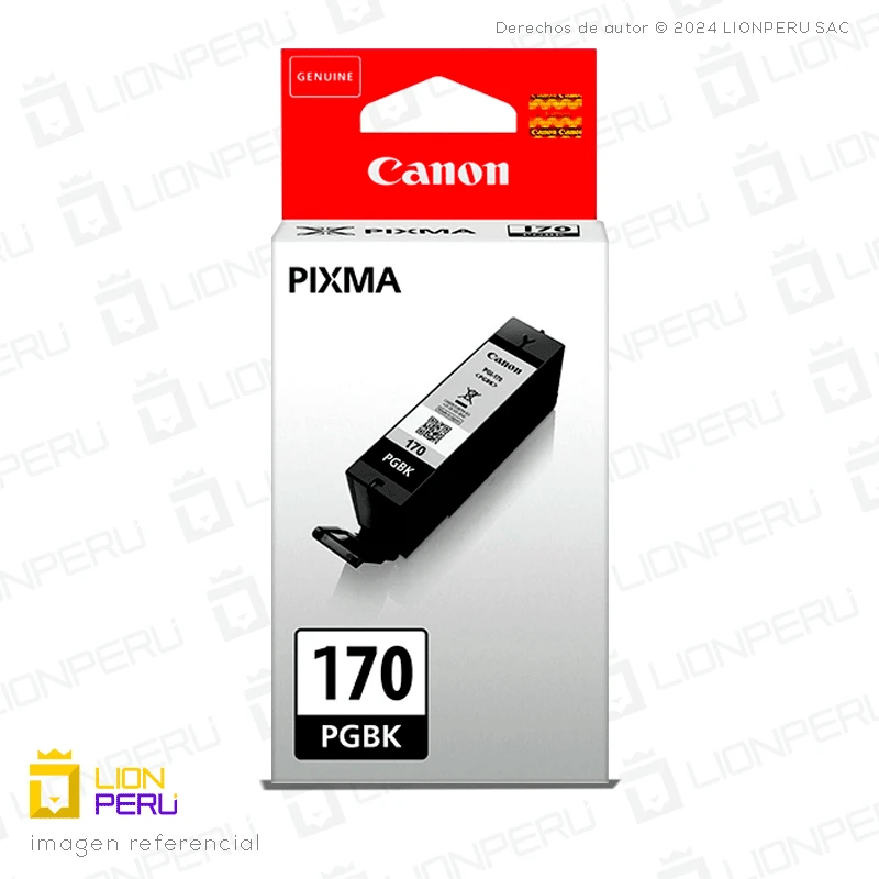 Tinta Canon PGI-170 Cartucho Original Negro