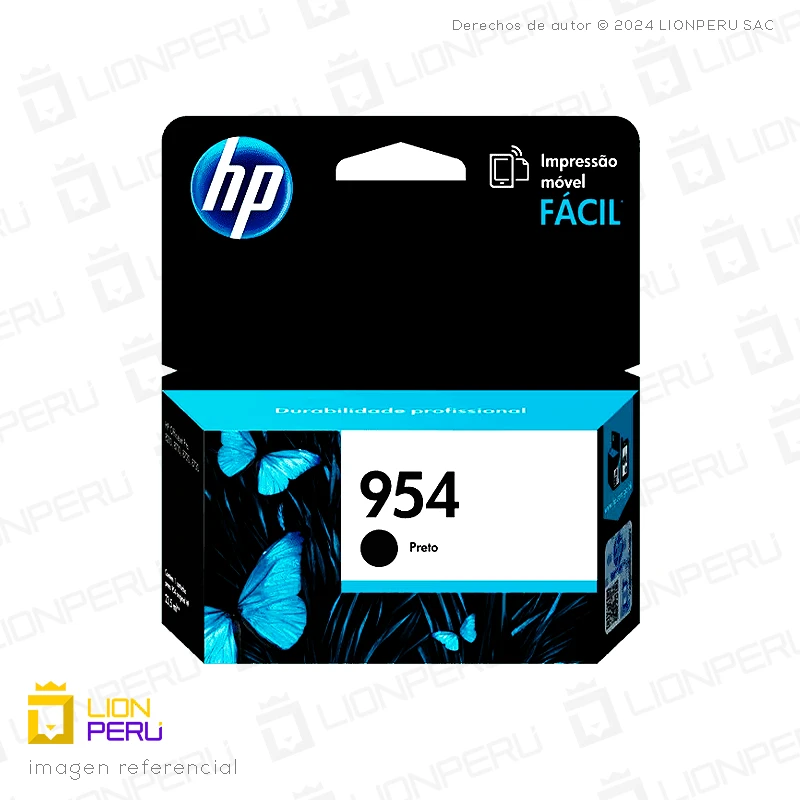 Tinta HP 954, L0S59AL Cartucho Original Black