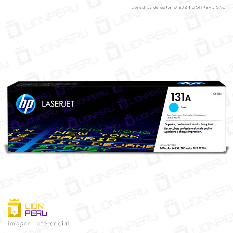 Toner HP 131A, CF211A Cartucho Original Cyan