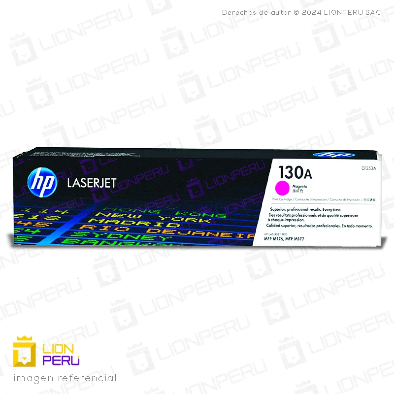 Toner HP 130A, CF353A Cartucho Original Magenta