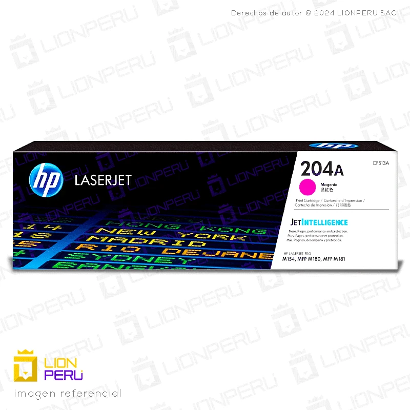 Toner HP 204A, CF513A Cartucho Original Magenta