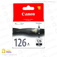 Tinta Canon CLI-126 Cartucho Original Negro