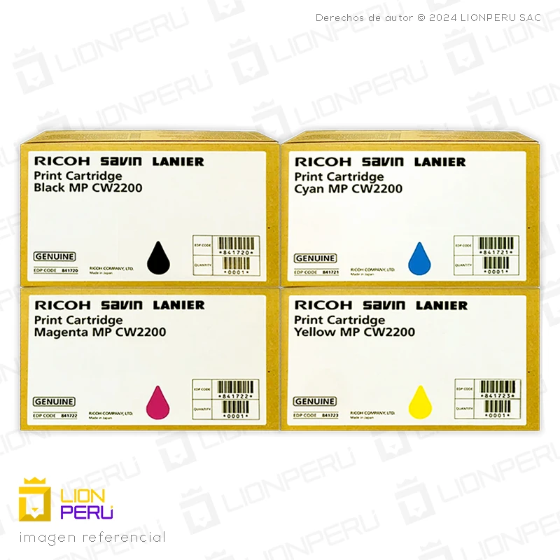 Toner Ricoh CW2200, Cartucho Original Pack Completo