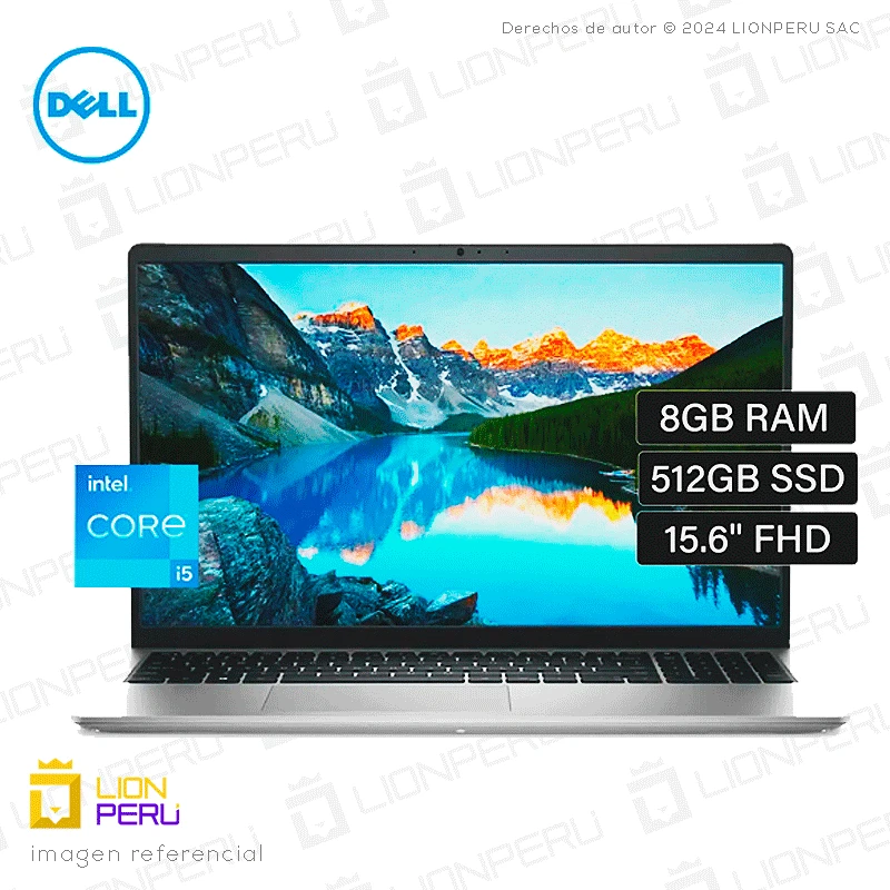 Dell Inspiron 15 3520, Core i5, 8GB, 512GB SSD, 15.6