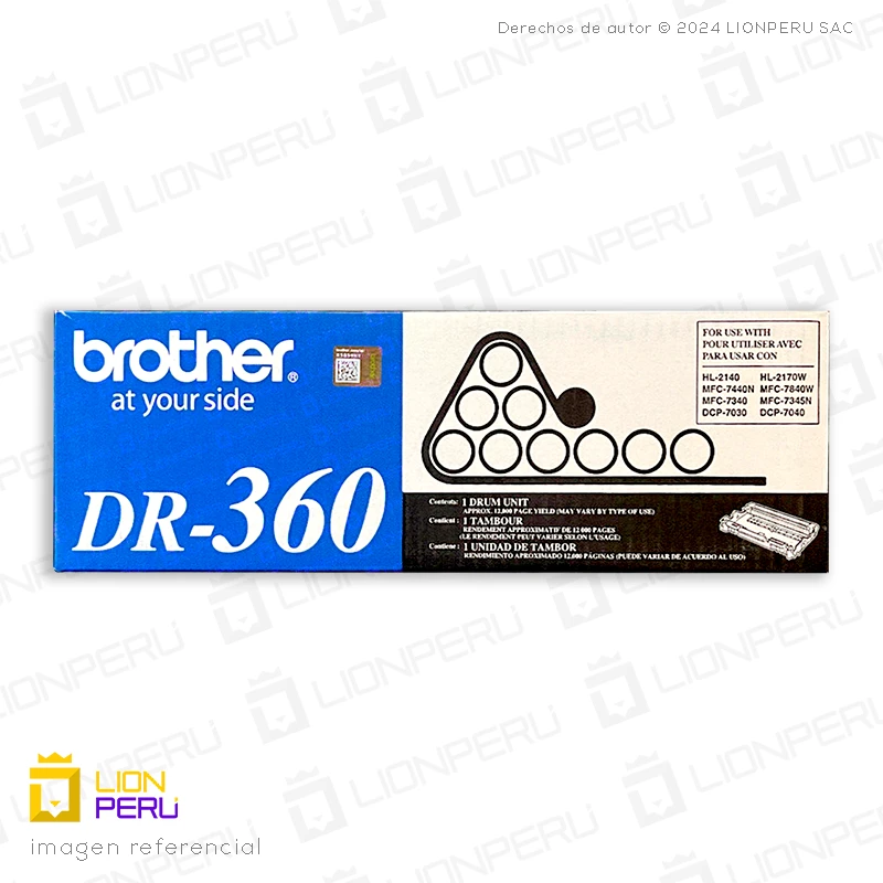 Drum Brother DR360, DR-360 Tambor Cilindro Original