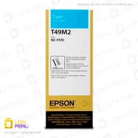 Tinta Epson T49M220, T49M2 Botella Original Cyan