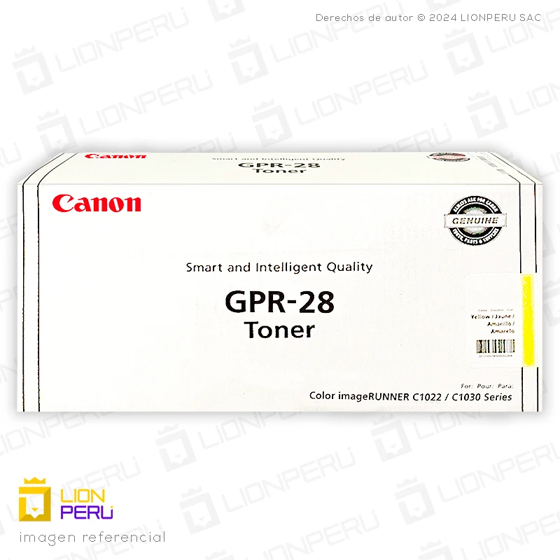 Toner Canon GPR 28, GPR-28 Cartucho Original Yellow