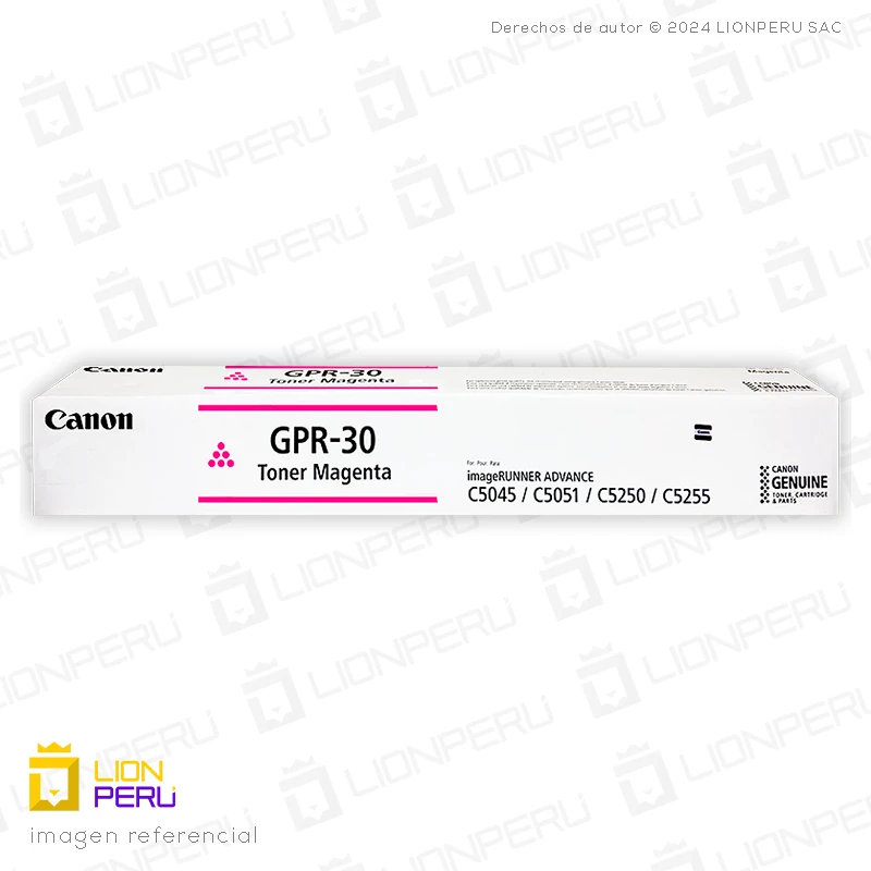 Toner Canon GPR 30, GPR-30 Cartucho Original Magenta