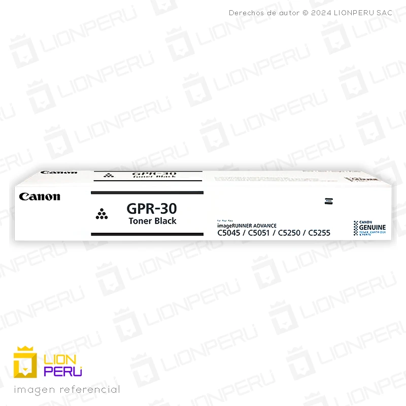 Toner Canon GPR 30, GPR-30 Cartucho Original Black