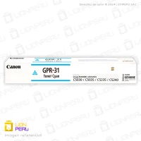 Toner Canon GPR 31, GPR-31 Cartucho Original Cyan