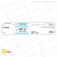 Toner Canon GPR 52, GPR-52 Cartucho Original Cyan