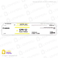 Toner Canon GPR 52, GPR-52 Cartucho Original Yellow