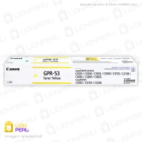 Toner Canon GPR 53, GPR-53 Cartucho Original Yellow