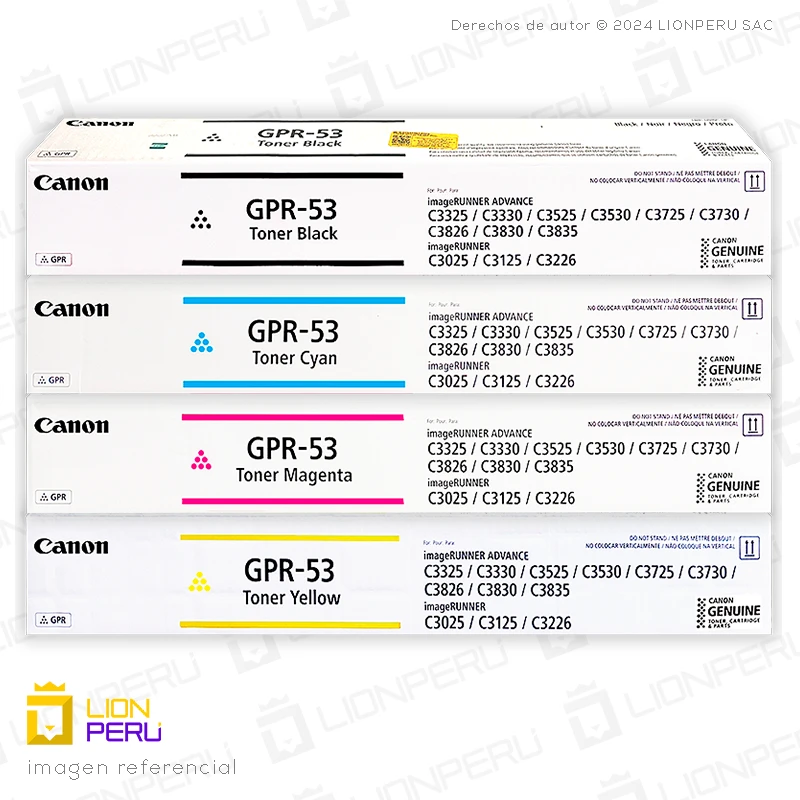 Toner Canon GPR 53, GPR-53 Cartucho Original Pack