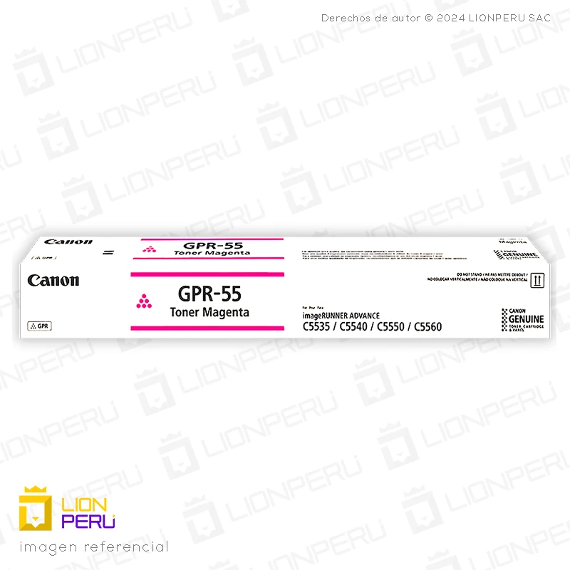 Toner Canon GPR 55, GPR-55 Cartucho Original Magenta