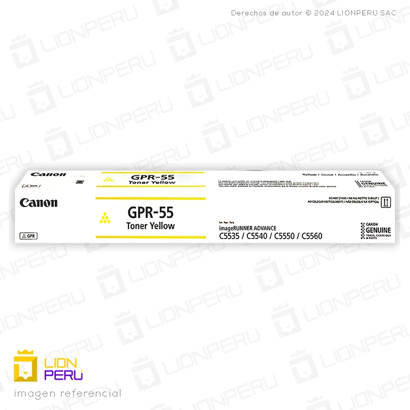 Toner Canon GPR 55, GPR-55 Cartucho Original Yellow