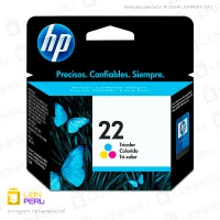 Tinta HP 22, C9352AL Cartucho Original TRICOLOR