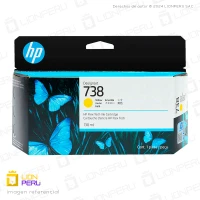 Tinta HP 738, 498N7A Cartucho Original Yellow