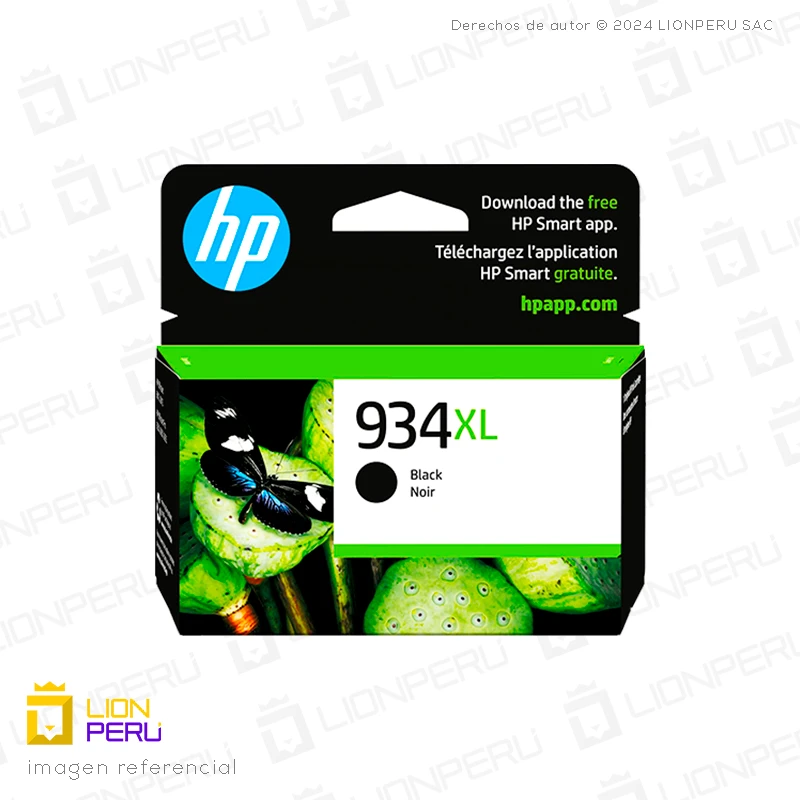 Tinta HP 934XL, C2P23AL Cartucho Negro