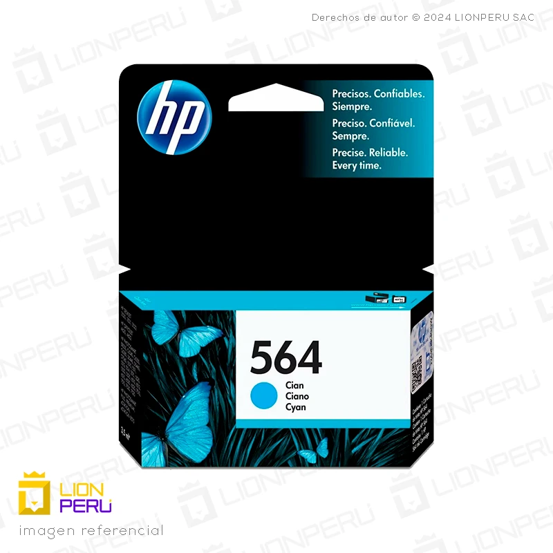Tinta HP 564, CB318WL Cartucho Cyan Original