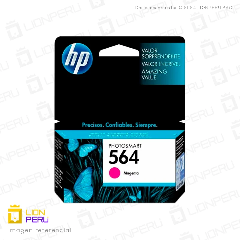 Tinta HP 564, CB319WL Cartucho Magenta Original