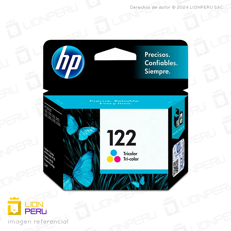 Tinta HP 122, CH562HL Cartucho Tricolor Original