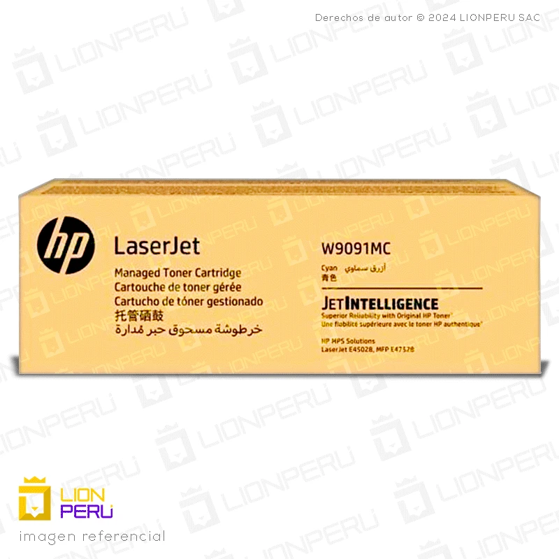 Toner HP W9091MC Cartucho Original Cyan