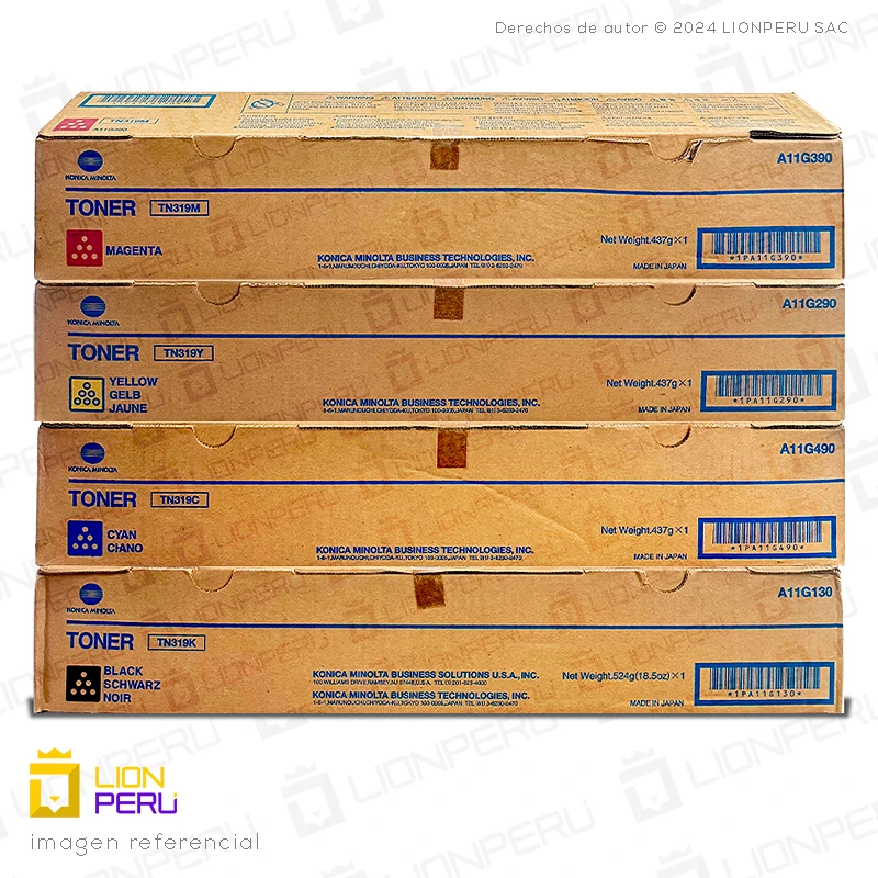 Toner Konica Minolta TN319, TN319, Pack Kit Original